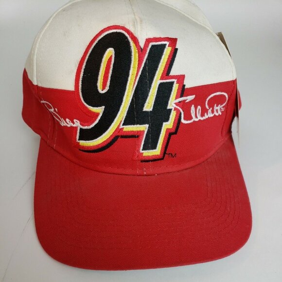 Vintage Snap On Tools NASCAR Hat Bill Elliott 94 Red Ball Cap Snapback 90s NWT - Picture 2 of 7